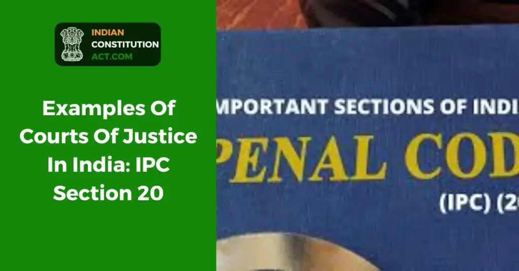 Examples Of Courts Of Justice In India