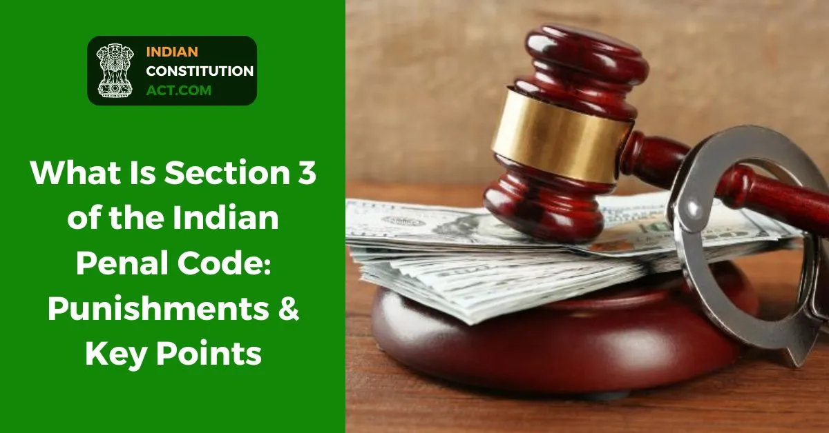 What Is Section 3 of the Indian Penal Code